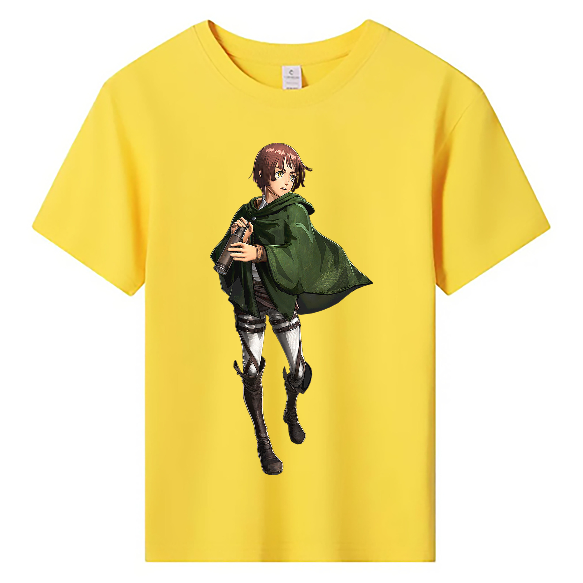 （画像用） 進撃の巨人 Attack on Titan 綿100％キッズTシャツ（フロントプリント）