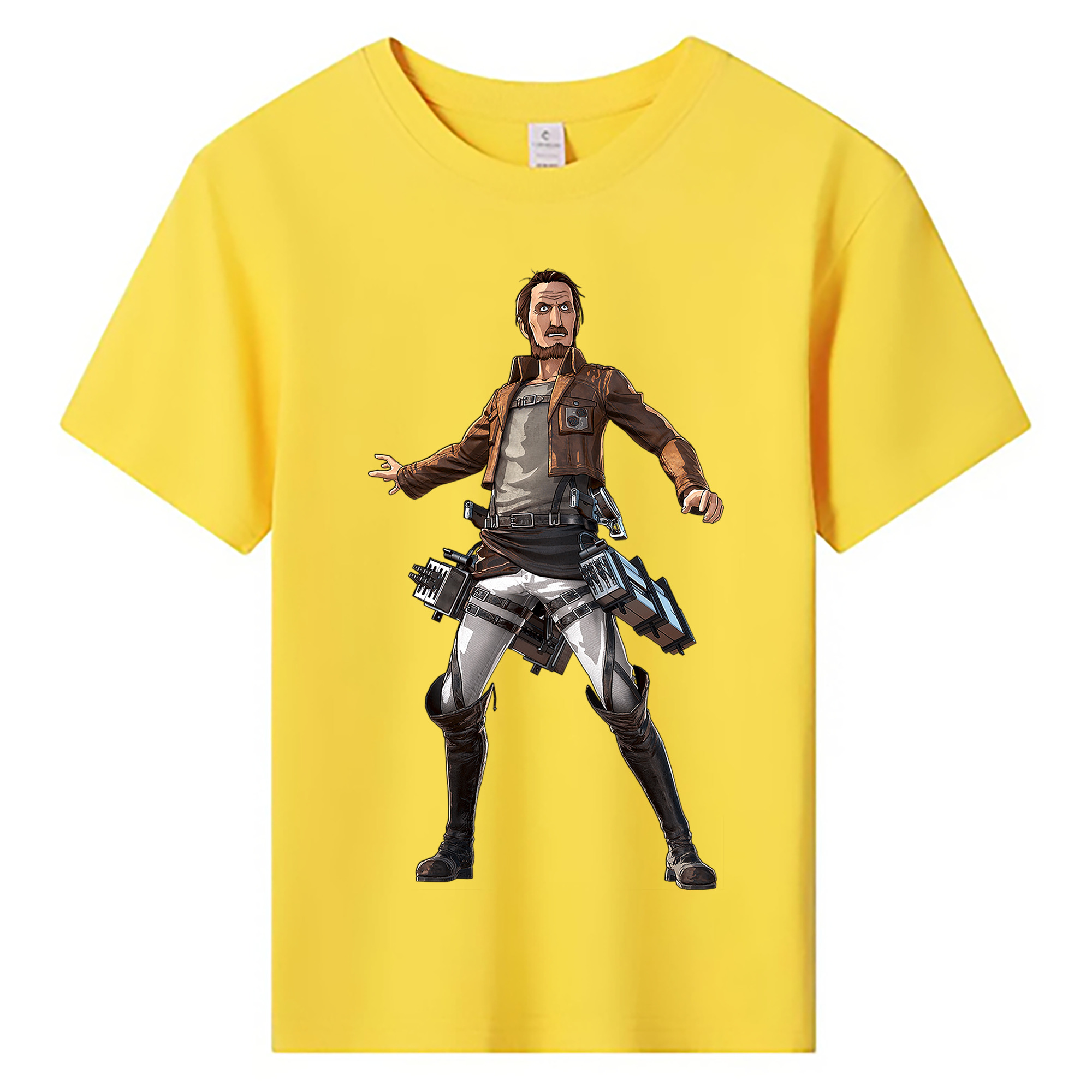 （画像用） 進撃の巨人 Attack on Titan 綿100％キッズTシャツ（フロントプリント）