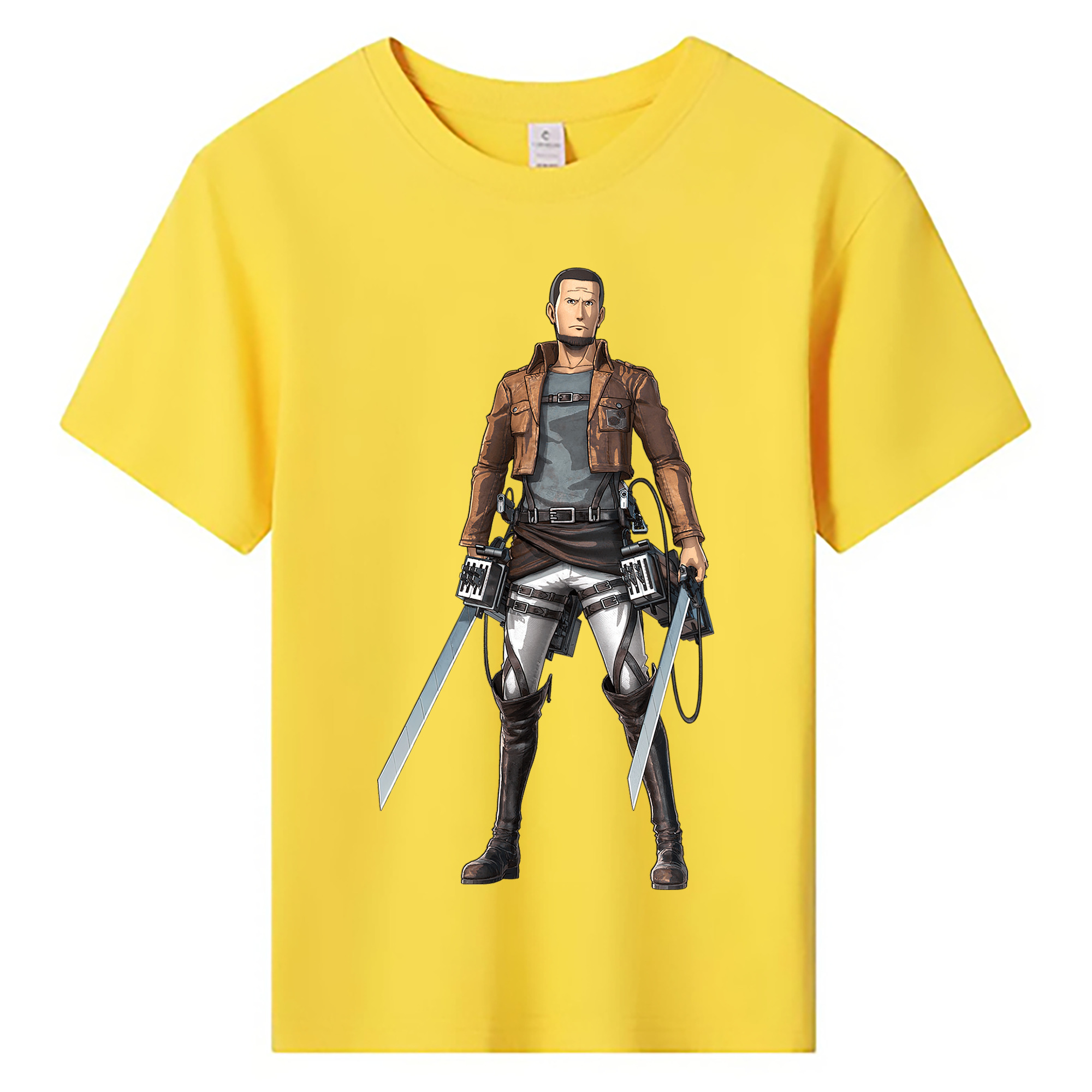 （画像用） 進撃の巨人 Attack on Titan 綿100％キッズTシャツ（フロントプリント）