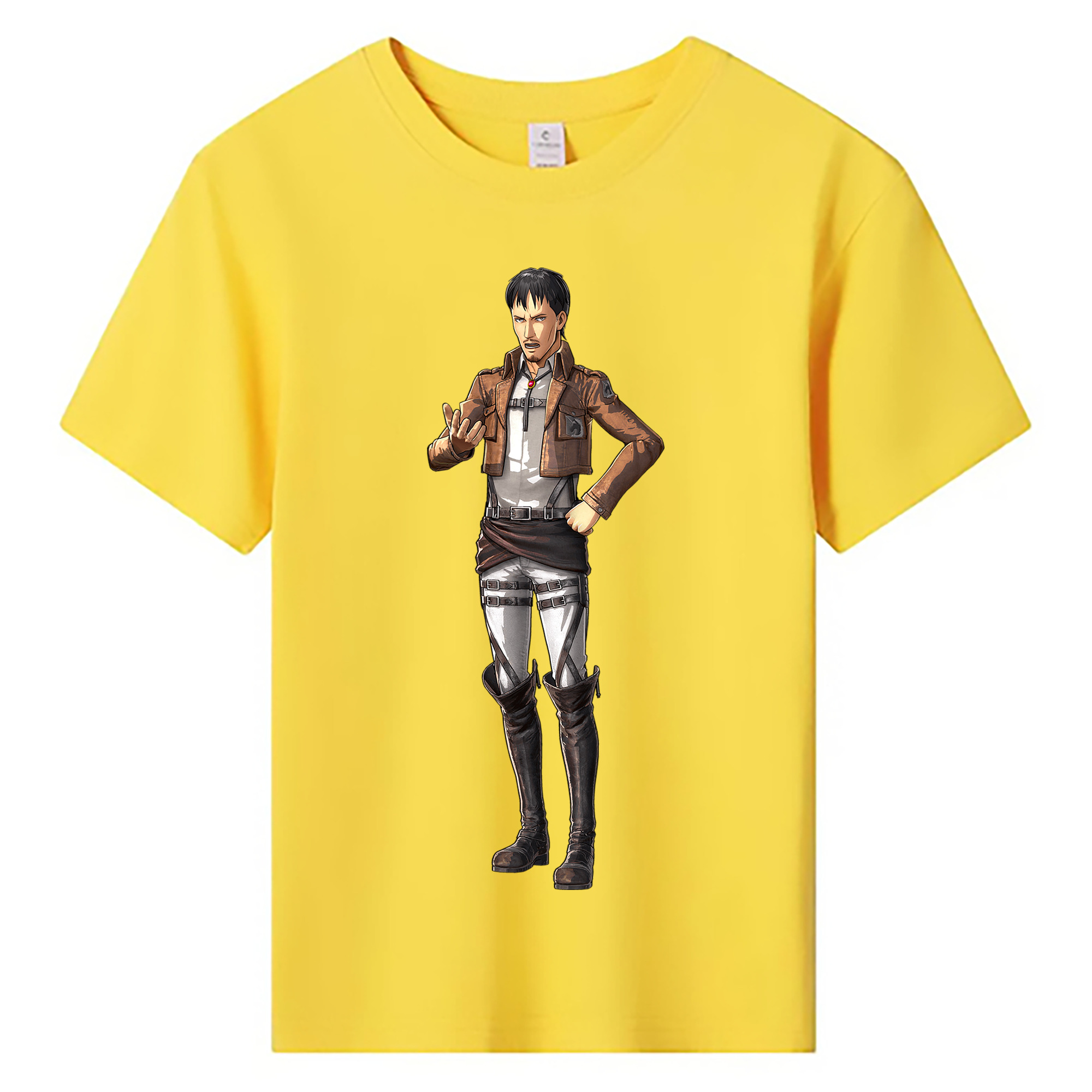 （画像用） 進撃の巨人 Attack on Titan 綿100％キッズTシャツ（フロントプリント）