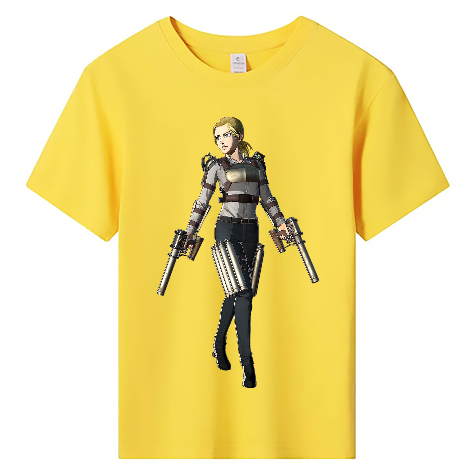 （画像用） 進撃の巨人 Attack on Titan 綿100％キッズTシャツ（フロントプリント）