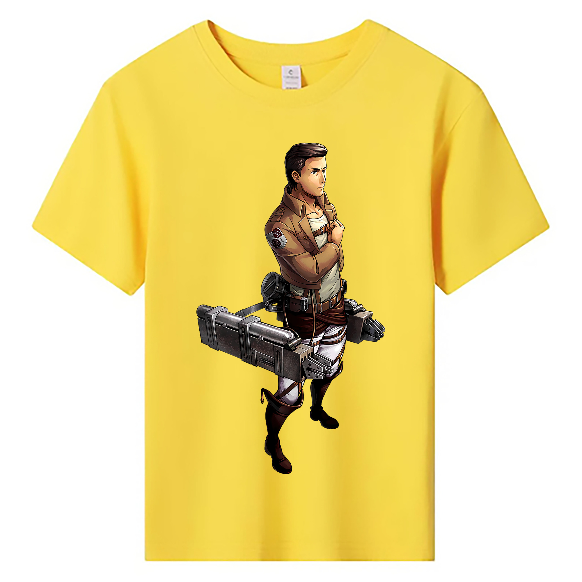 （画像用） 進撃の巨人 Attack on Titan 綿100％キッズTシャツ（フロントプリント）