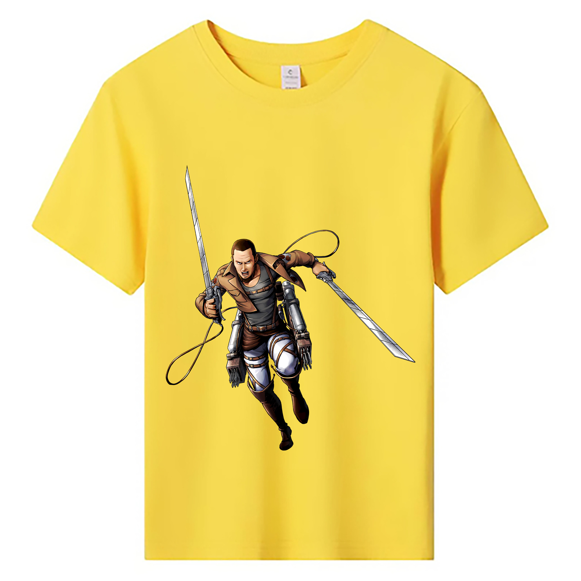 （画像用） 進撃の巨人 Attack on Titan 綿100％キッズTシャツ（フロントプリント）