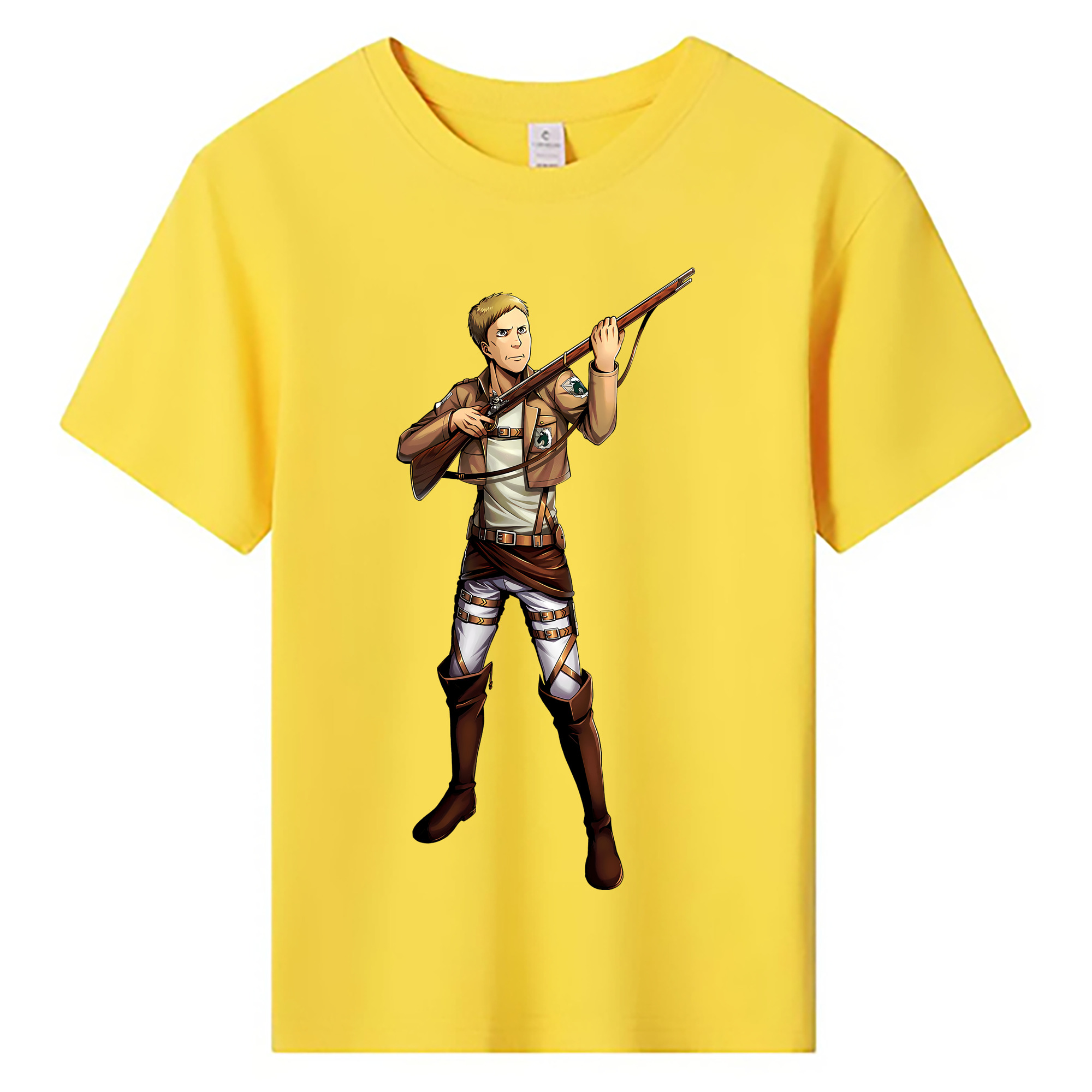 （画像用） 進撃の巨人 Attack on Titan 綿100％キッズTシャツ（フロントプリント）