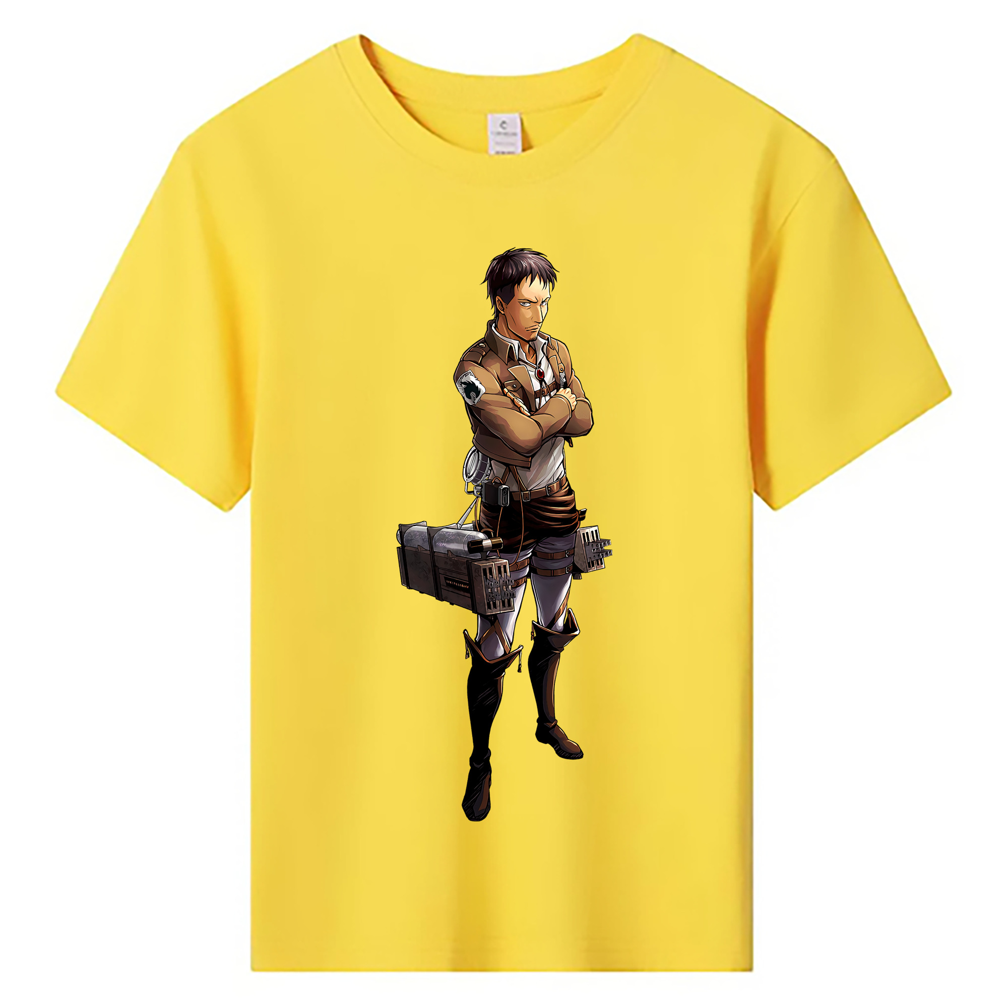 （画像用） 進撃の巨人 Attack on Titan 綿100％キッズTシャツ（フロントプリント）