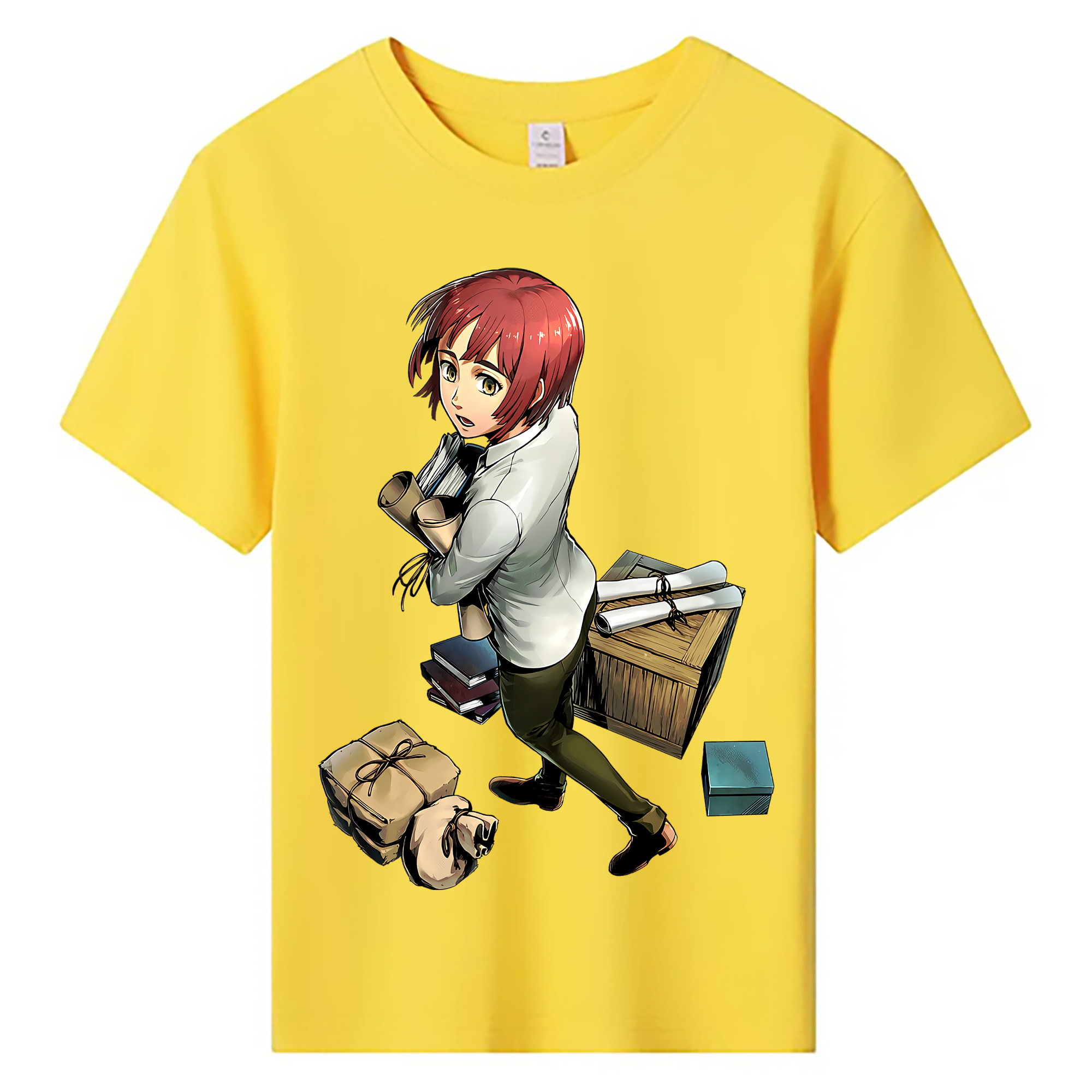 （画像用） 進撃の巨人 Attack on Titan 綿100％キッズTシャツ（フロントプリント）