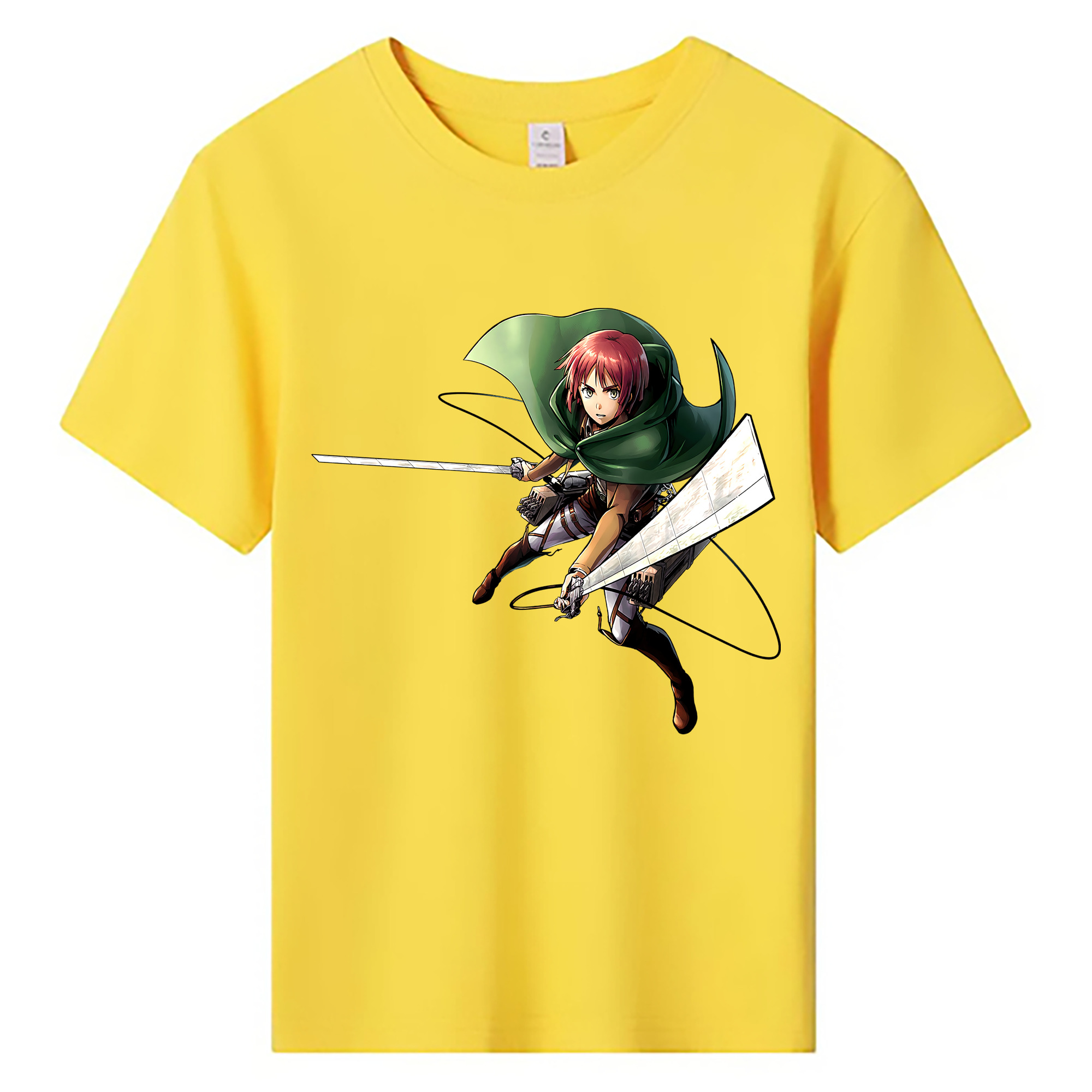 （画像用） 進撃の巨人 Attack on Titan 綿100％キッズTシャツ（フロントプリント）