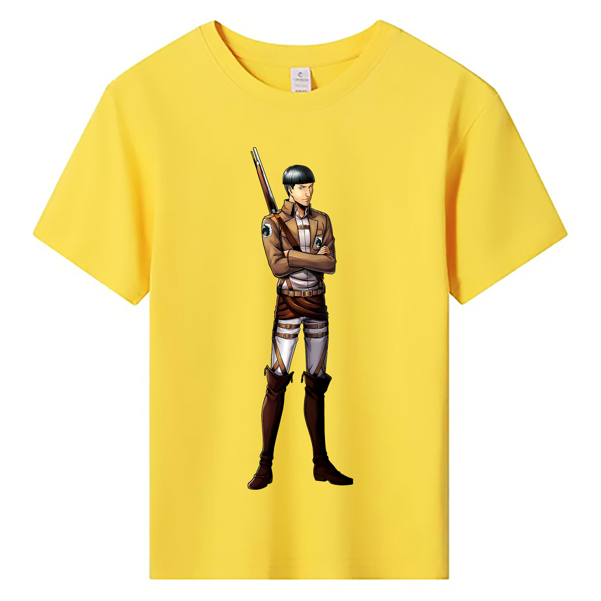 （画像用） 進撃の巨人 Attack on Titan 綿100％キッズTシャツ（フロントプリント）