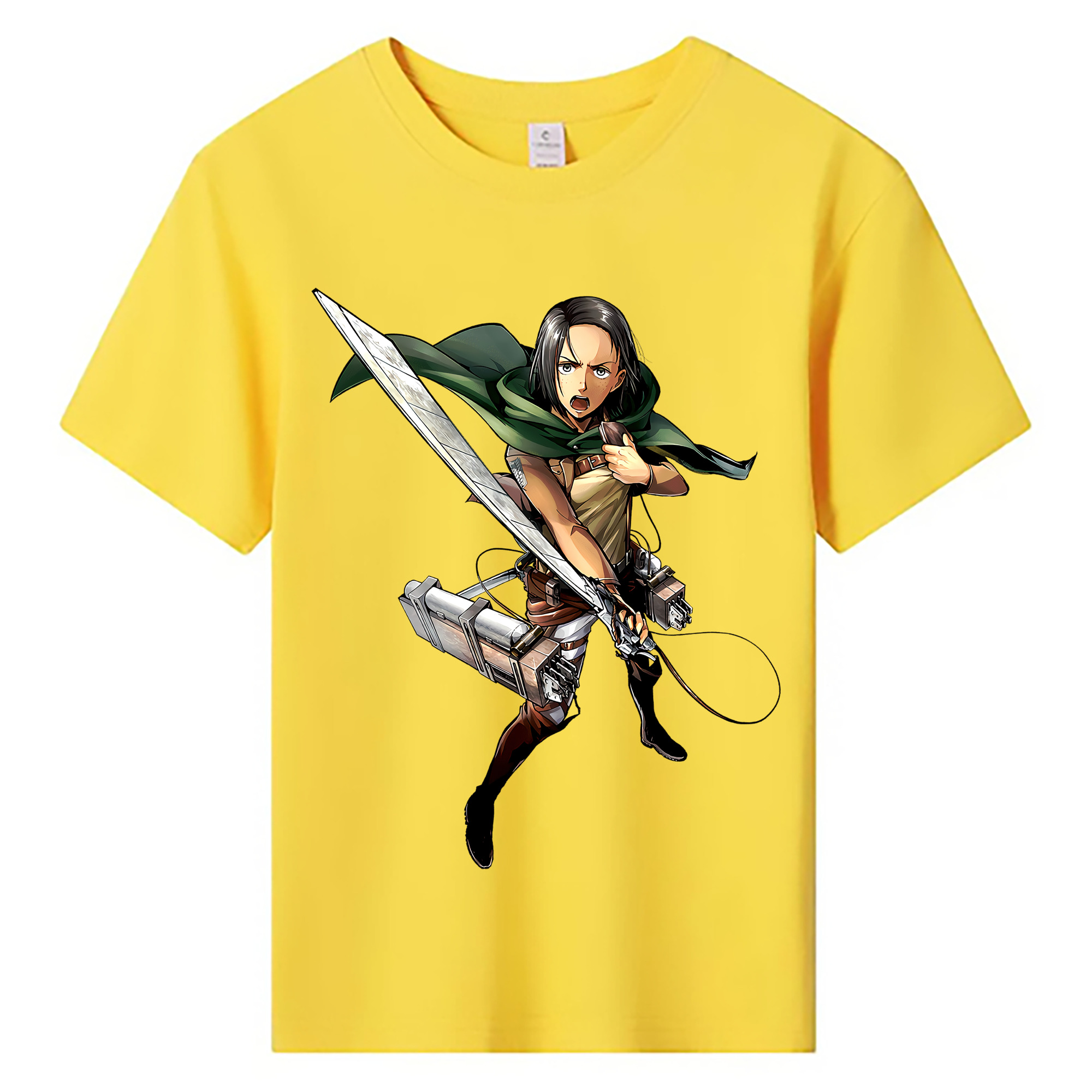 （画像用） 進撃の巨人 Attack on Titan 綿100％キッズTシャツ（フロントプリント）