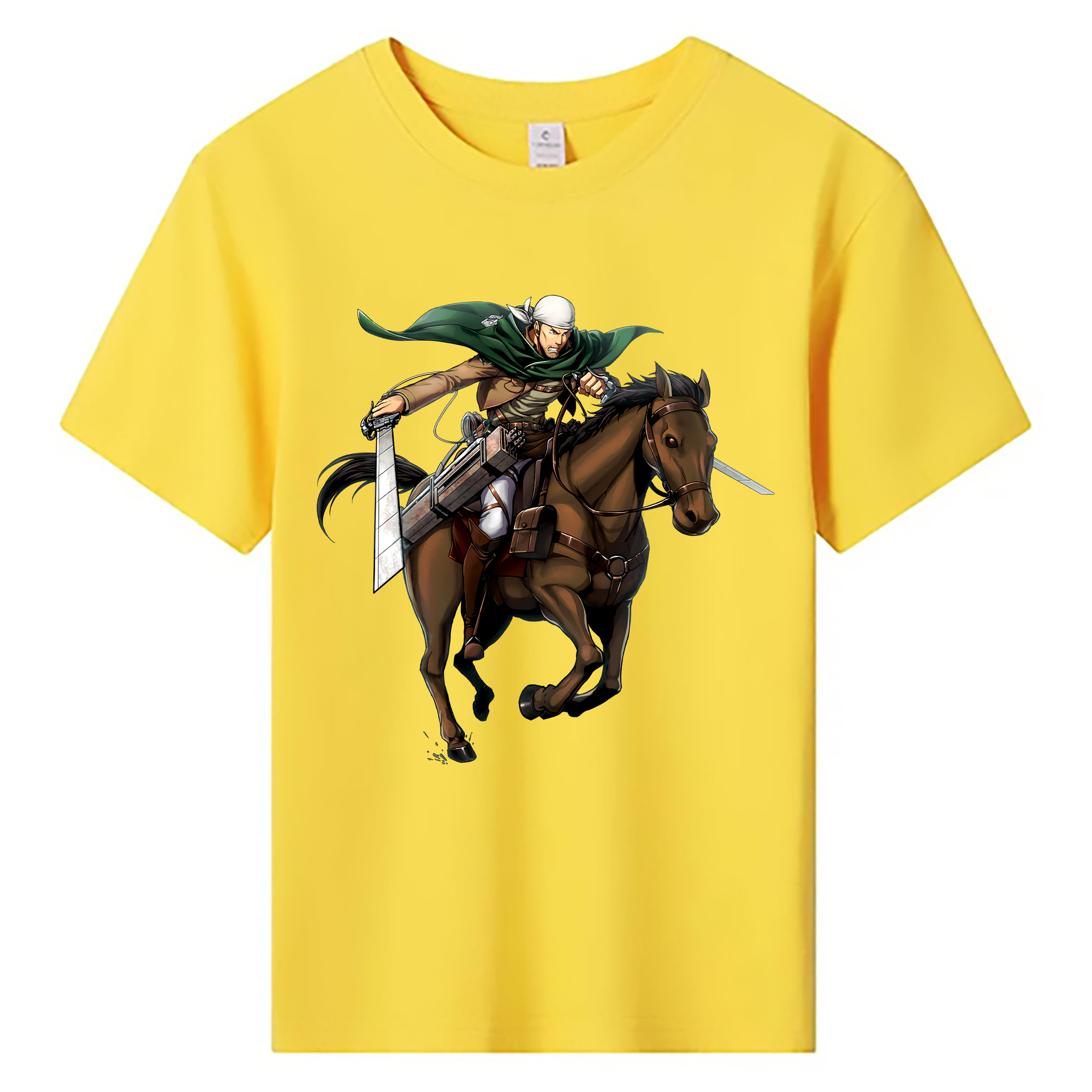 （画像用） 進撃の巨人 Attack on Titan 綿100％キッズTシャツ（フロントプリント）