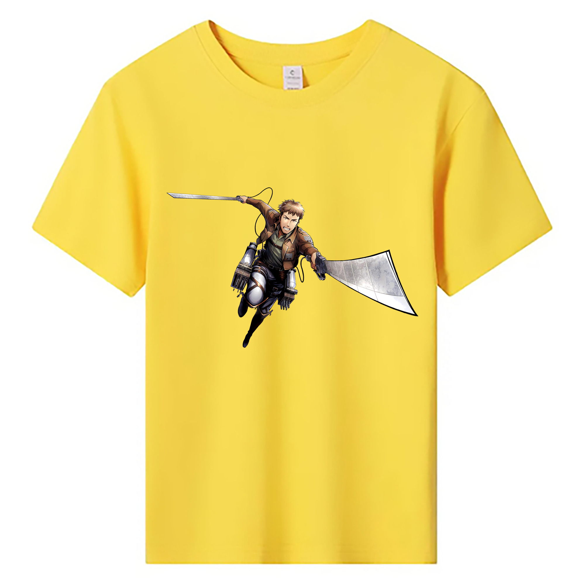 （画像用） 進撃の巨人 Attack on Titan 綿100％キッズTシャツ（フロントプリント）
