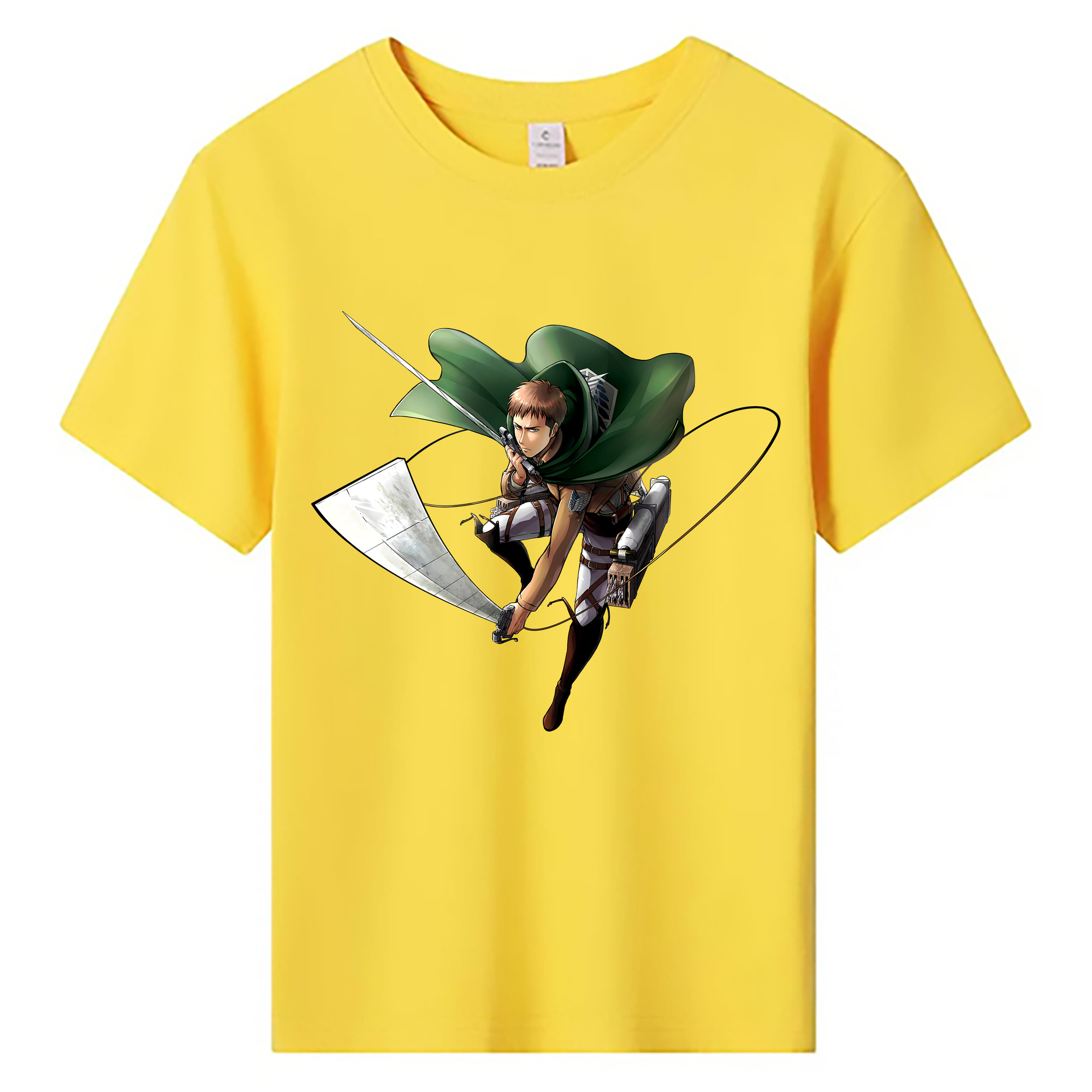 （画像用） 進撃の巨人 Attack on Titan 綿100％キッズTシャツ（フロントプリント）