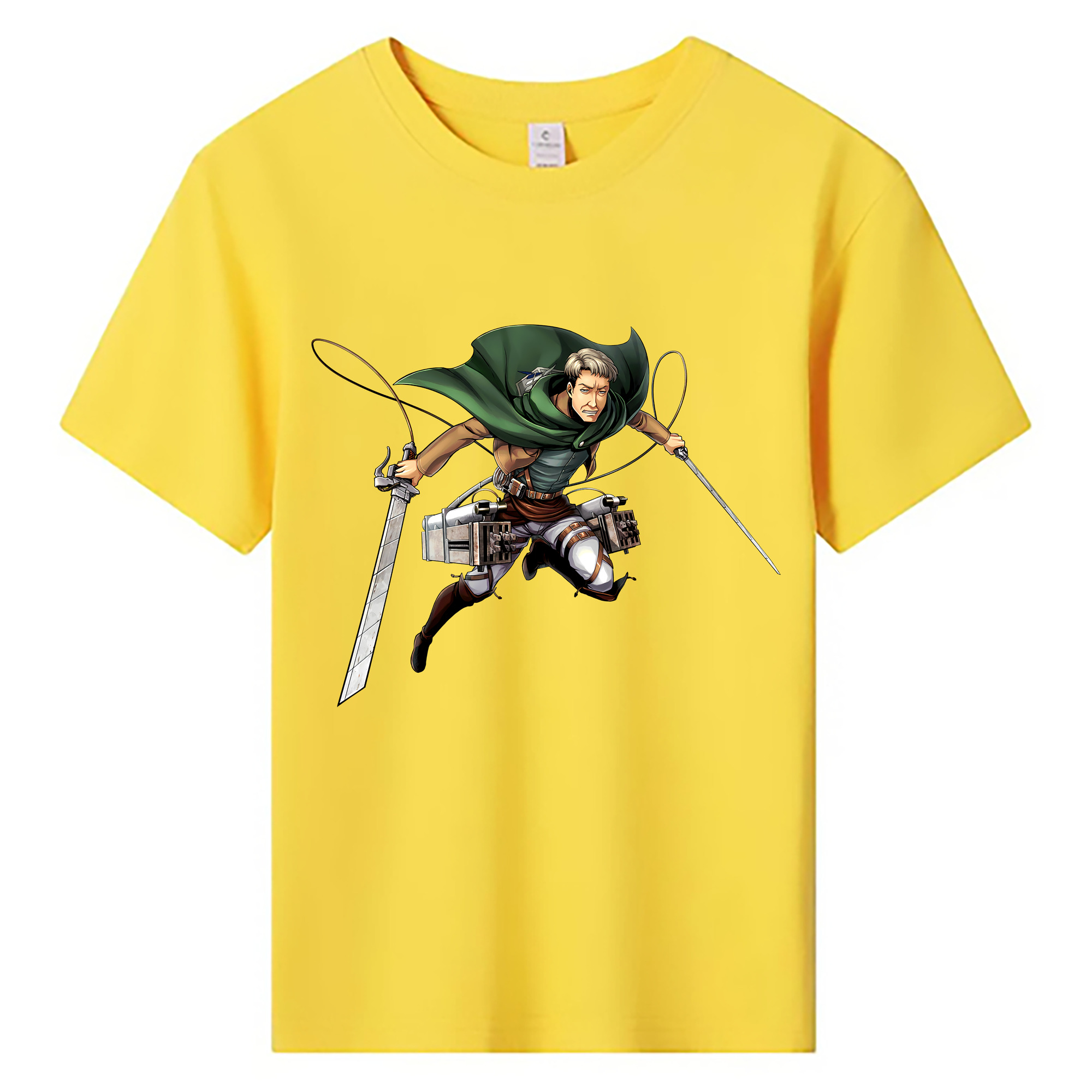 （画像用） 進撃の巨人 Attack on Titan 綿100％キッズTシャツ（フロントプリント）