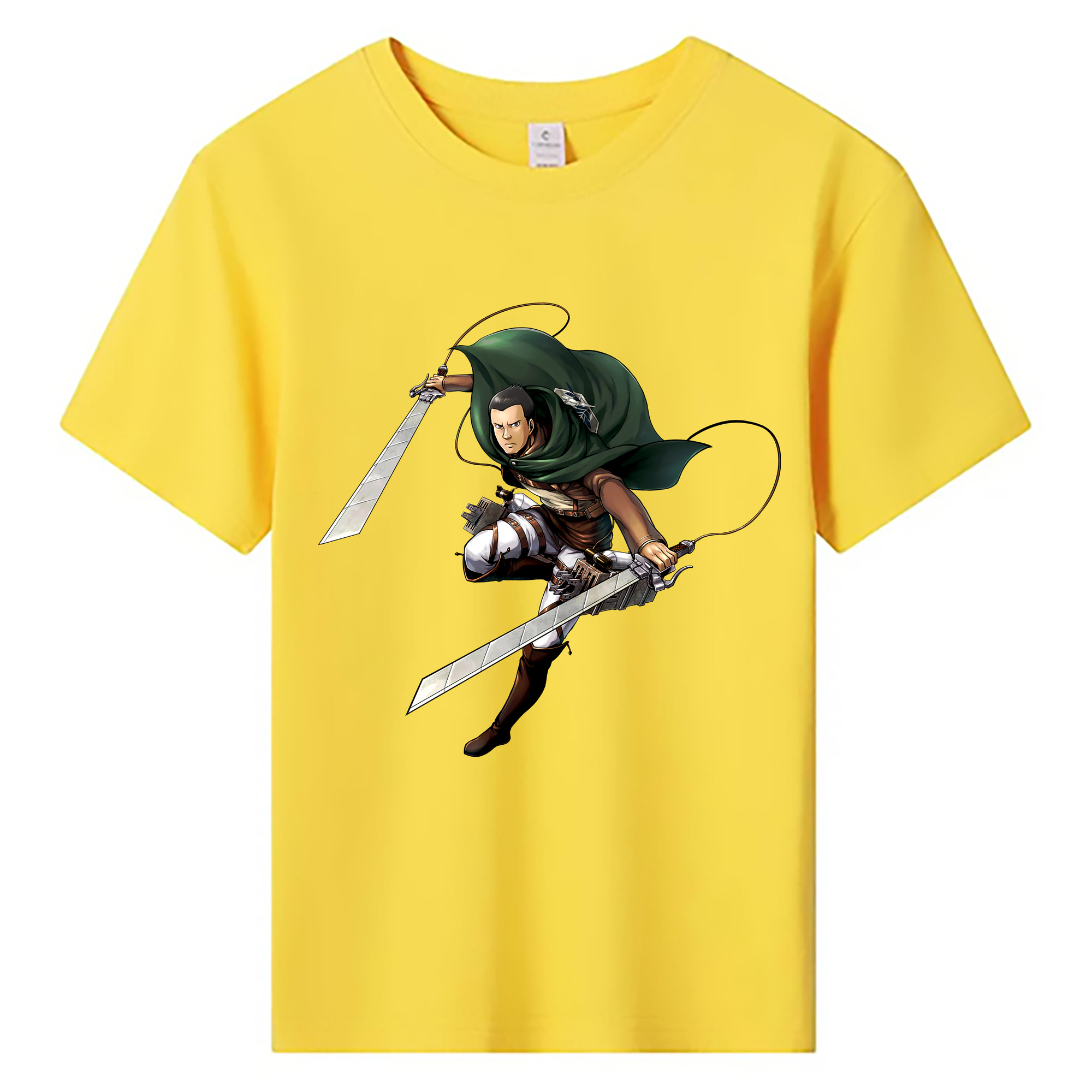 （画像用） 進撃の巨人 Attack on Titan 綿100％キッズTシャツ（フロントプリント）