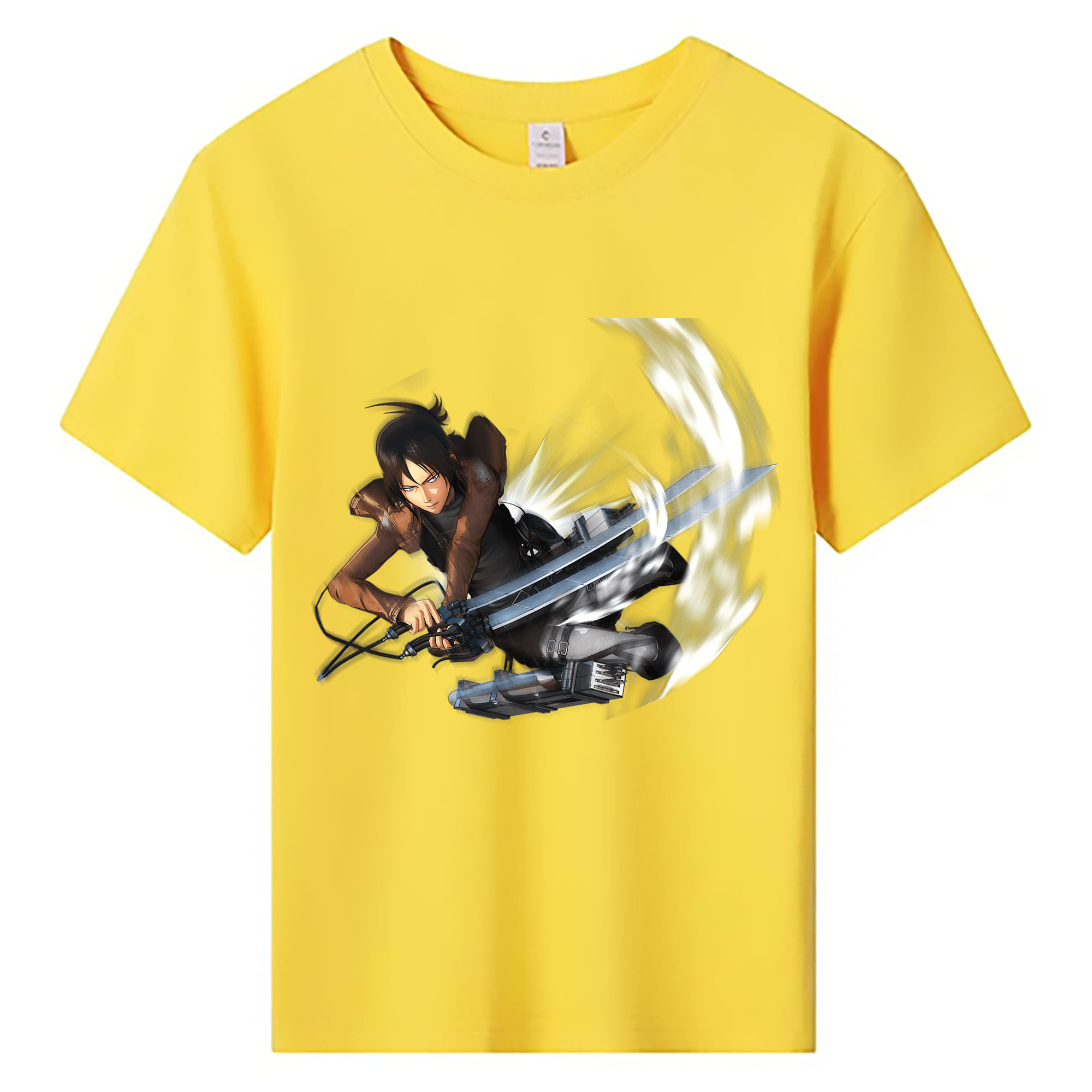 （画像用） 進撃の巨人 Attack on Titan 綿100％キッズTシャツ（フロントプリント）