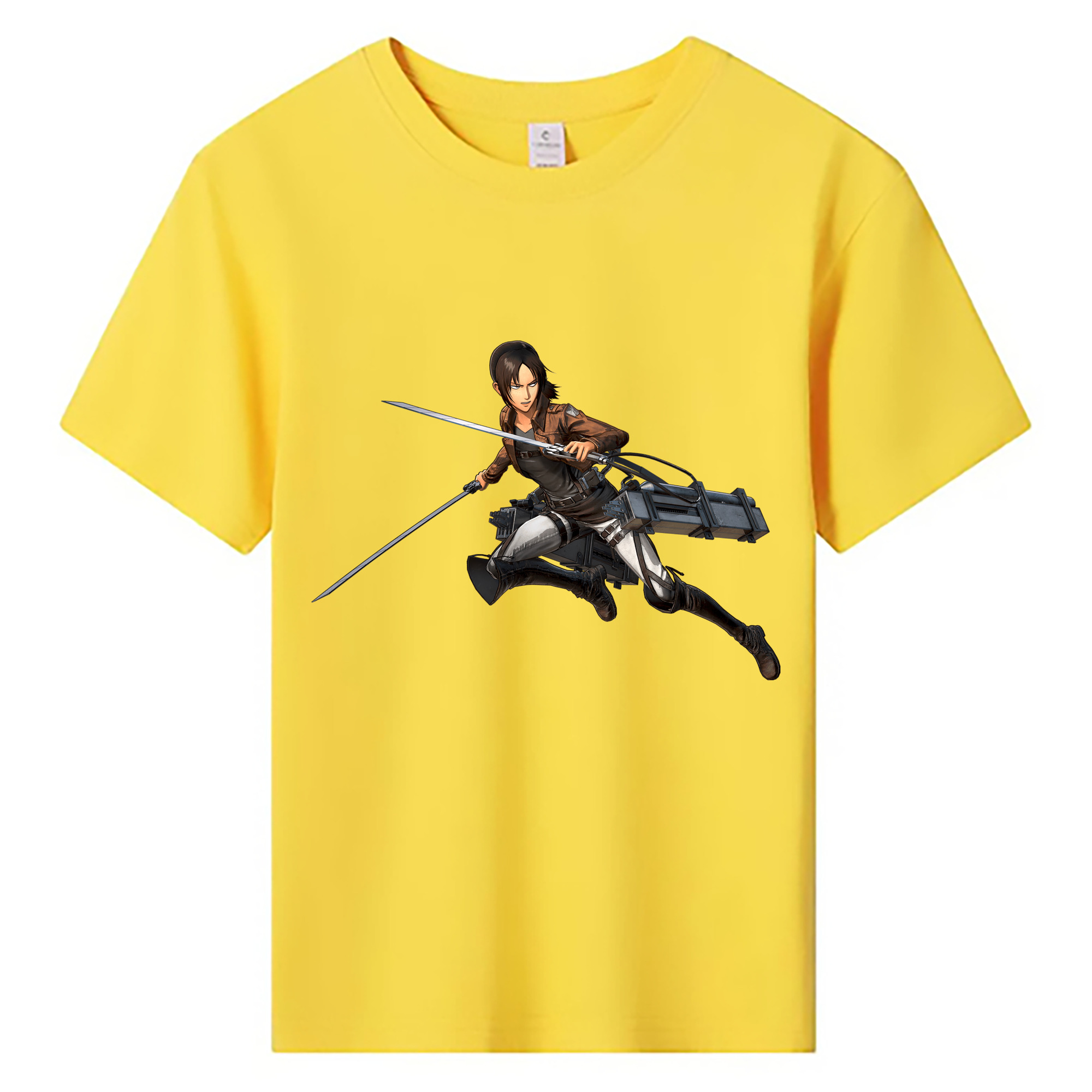 （画像用） 進撃の巨人 Attack on Titan 綿100％キッズTシャツ（フロントプリント）