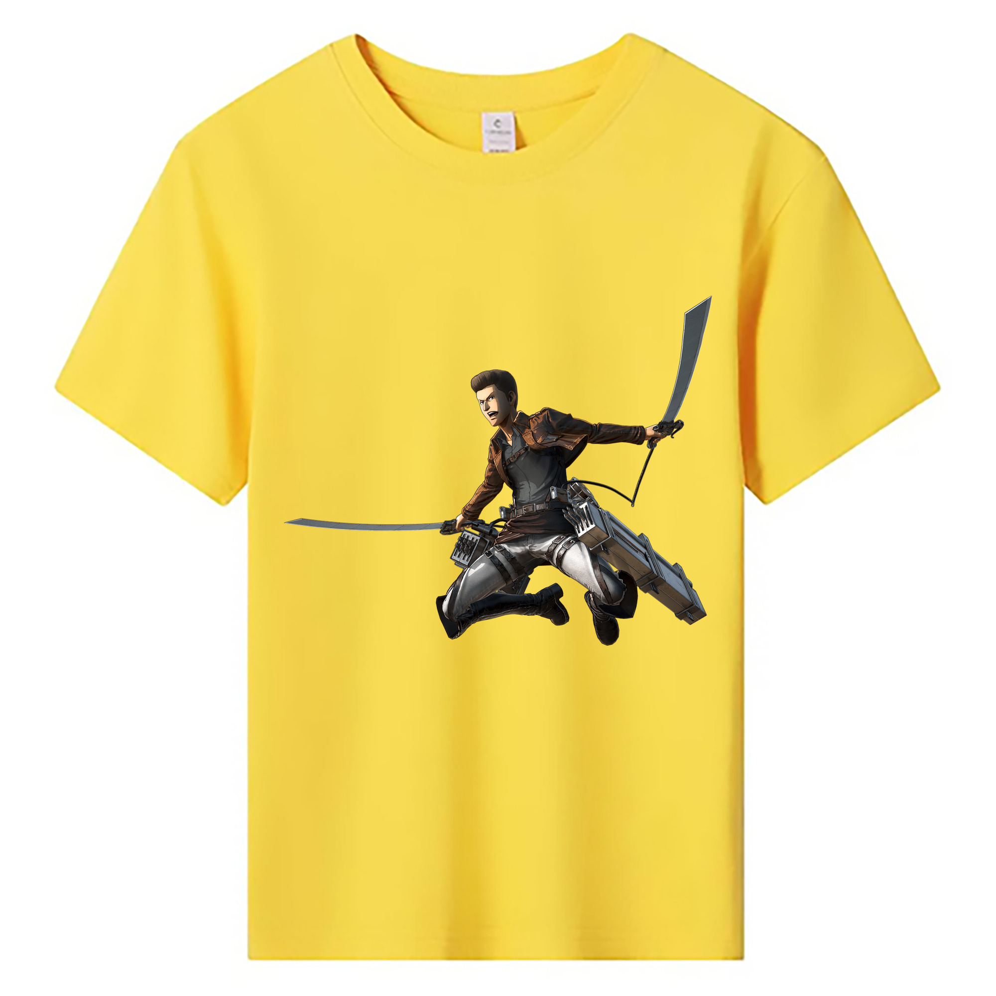 （画像用） 進撃の巨人 Attack on Titan 綿100％キッズTシャツ（フロントプリント）