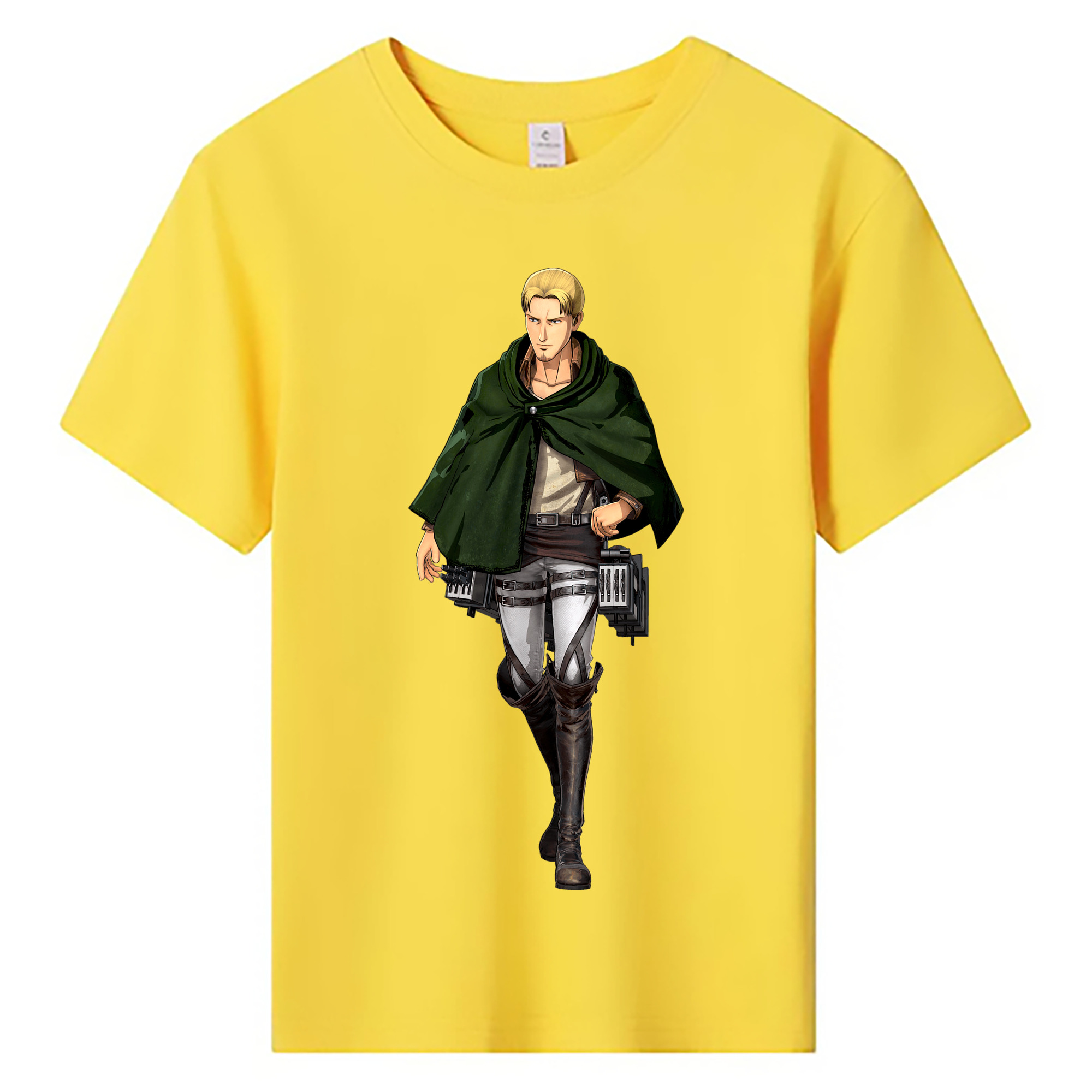 （画像用） 進撃の巨人 Attack on Titan 綿100％キッズTシャツ（フロントプリント）