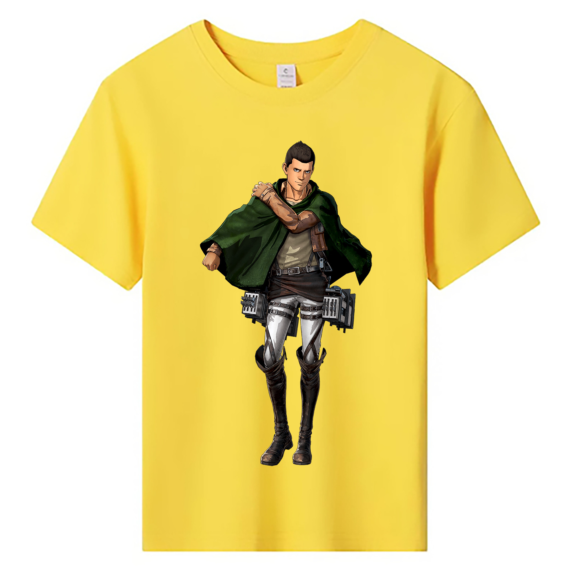（画像用） 進撃の巨人 Attack on Titan 綿100％キッズTシャツ（フロントプリント）