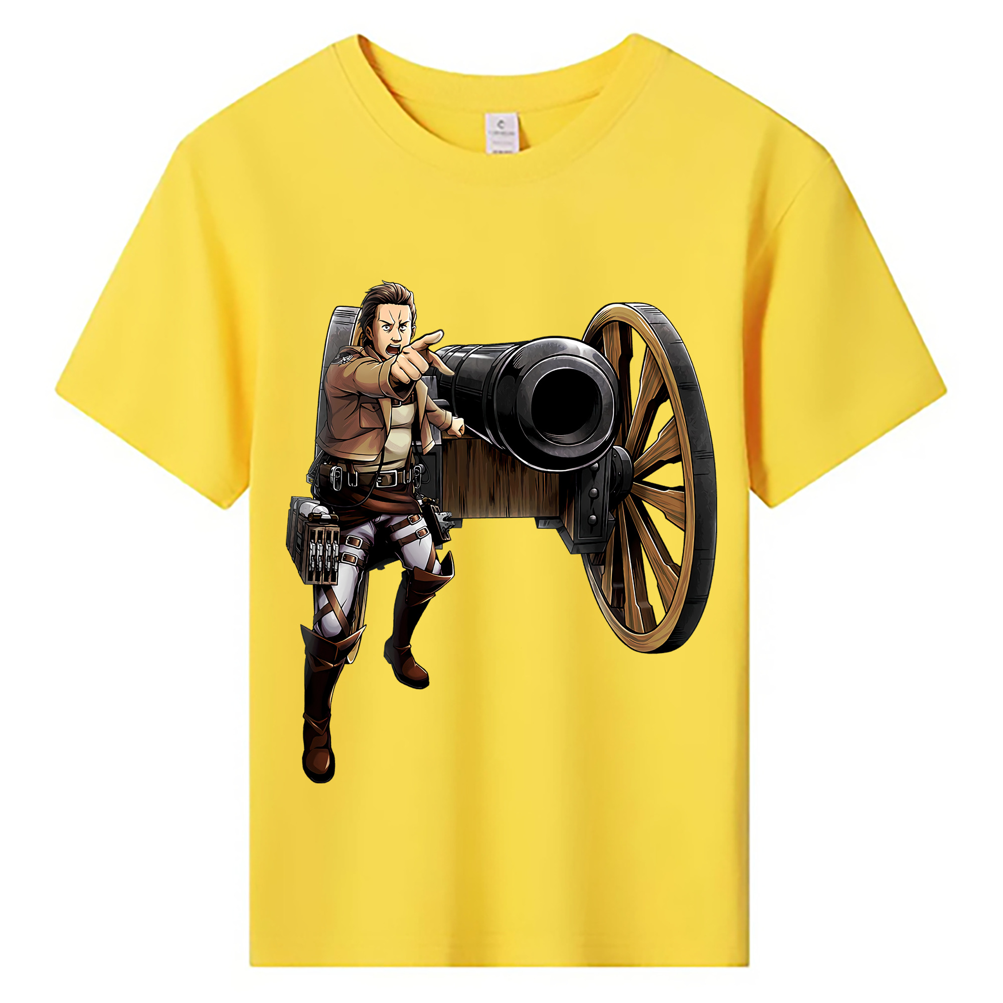 （画像用） 進撃の巨人 Attack on Titan 綿100％キッズTシャツ（フロントプリント）