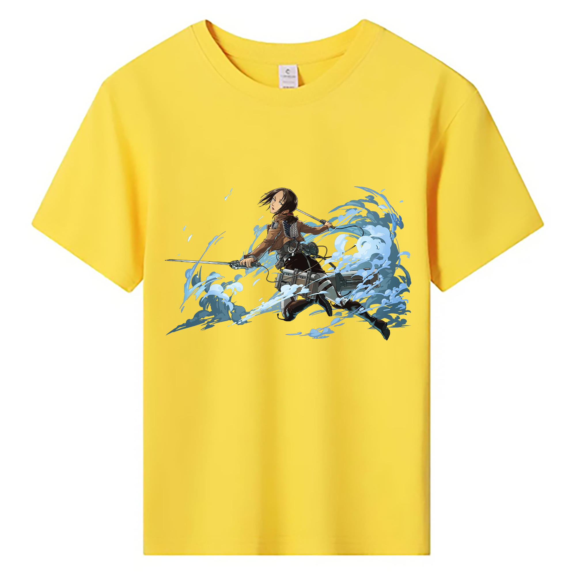 （画像用） 進撃の巨人 Attack on Titan 綿100％キッズTシャツ（フロントプリント）