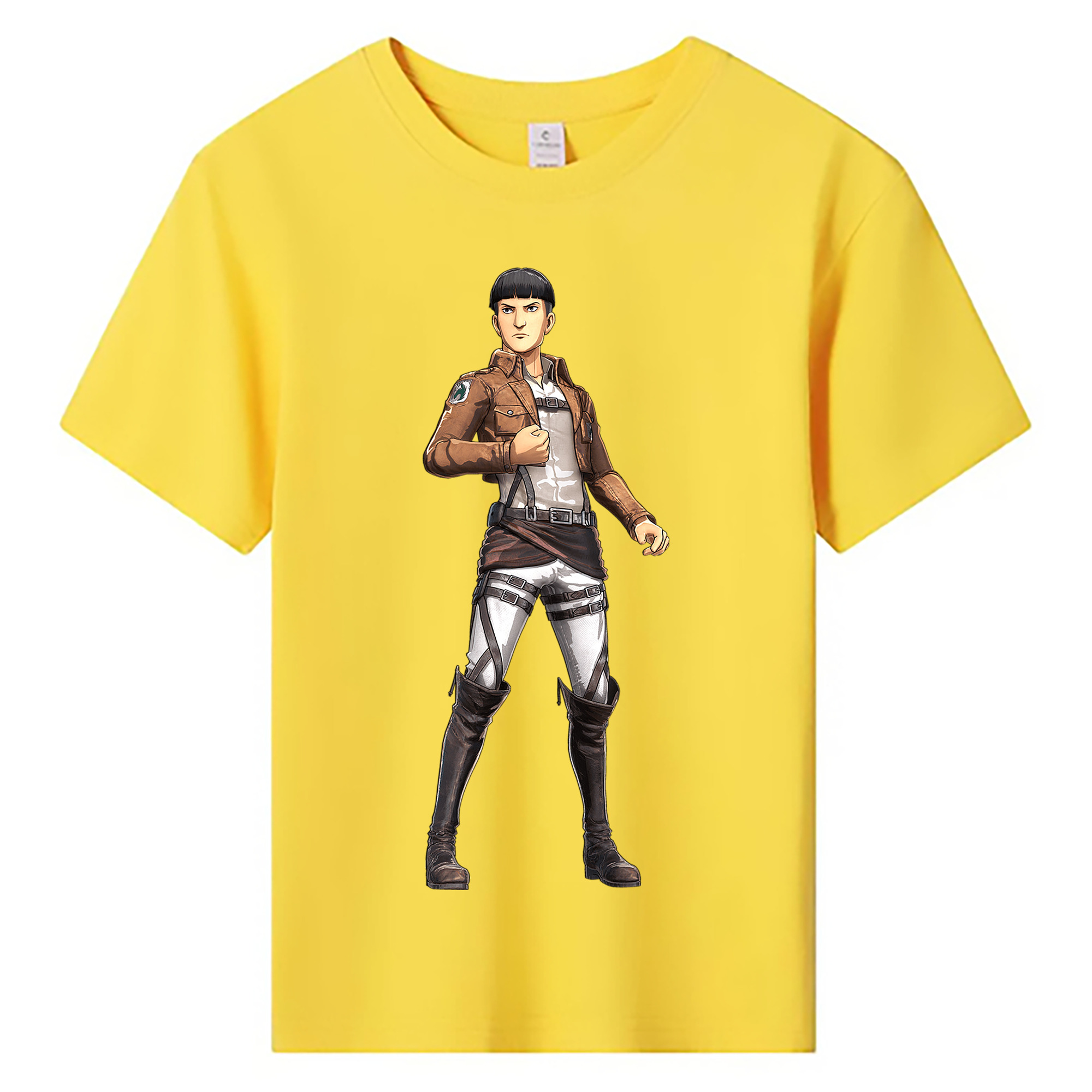 （画像用） 進撃の巨人 Attack on Titan 綿100％キッズTシャツ（フロントプリント）