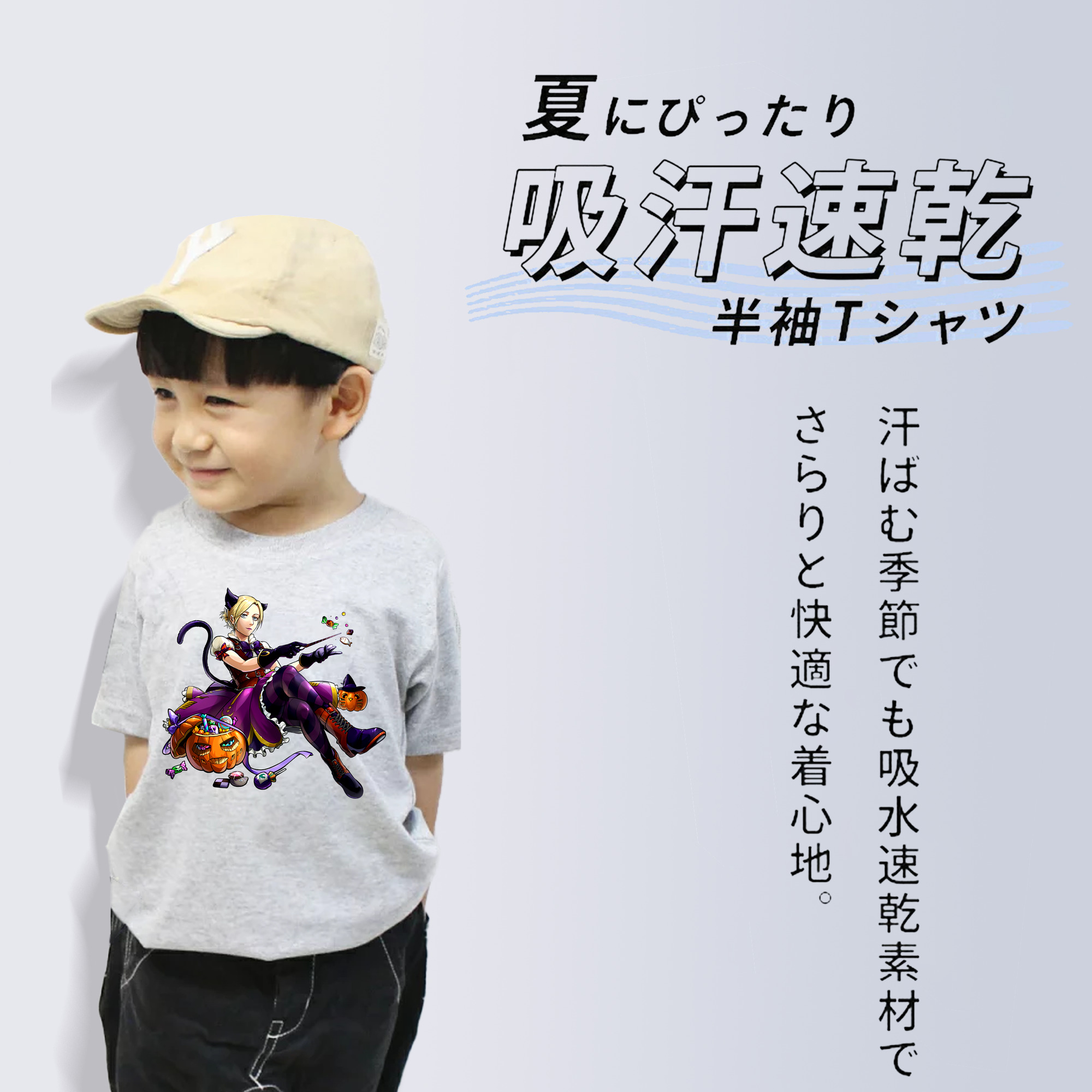 進撃の巨人 アニ・レオンハート Attack on Titan Annie Leonhart 綿100％キッズTシャツ（フロントプリント）