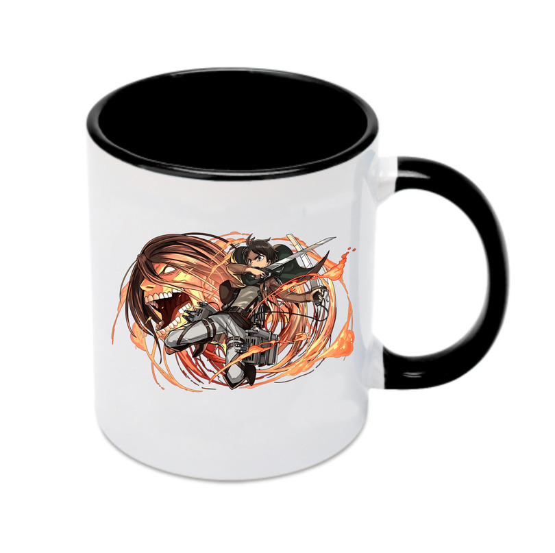 （画像用） 進撃の巨人 エレン･イェーガー Attack on Titan Eren Jäger カラーマグカップ