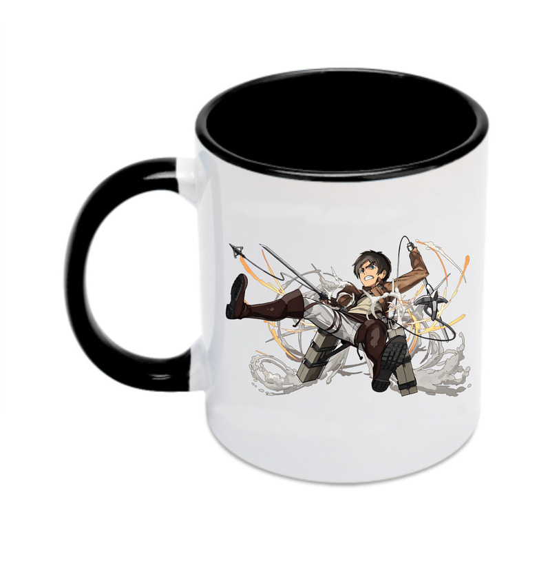 （画像用） 進撃の巨人 エレン･イェーガー Attack on Titan Eren Jäger カラーマグカップ