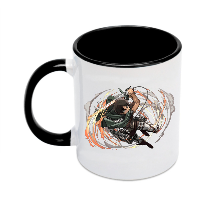 （画像用） 進撃の巨人 エレン･イェーガー Attack on Titan Eren Jäger カラーマグカップ