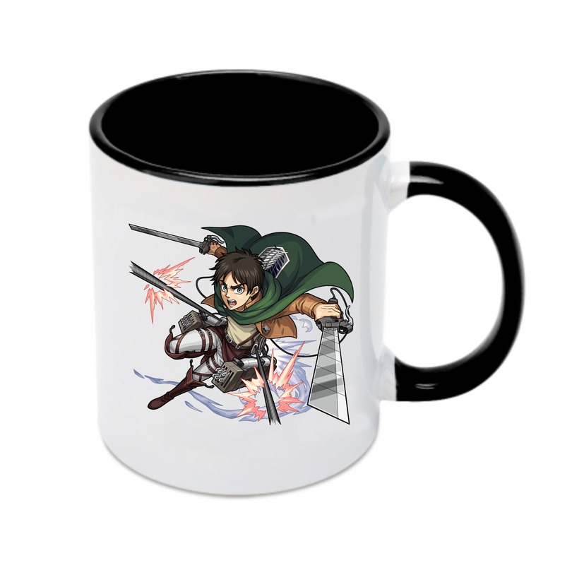 （画像用） 進撃の巨人 エレン･イェーガー Attack on Titan Eren Jäger カラーマグカップ