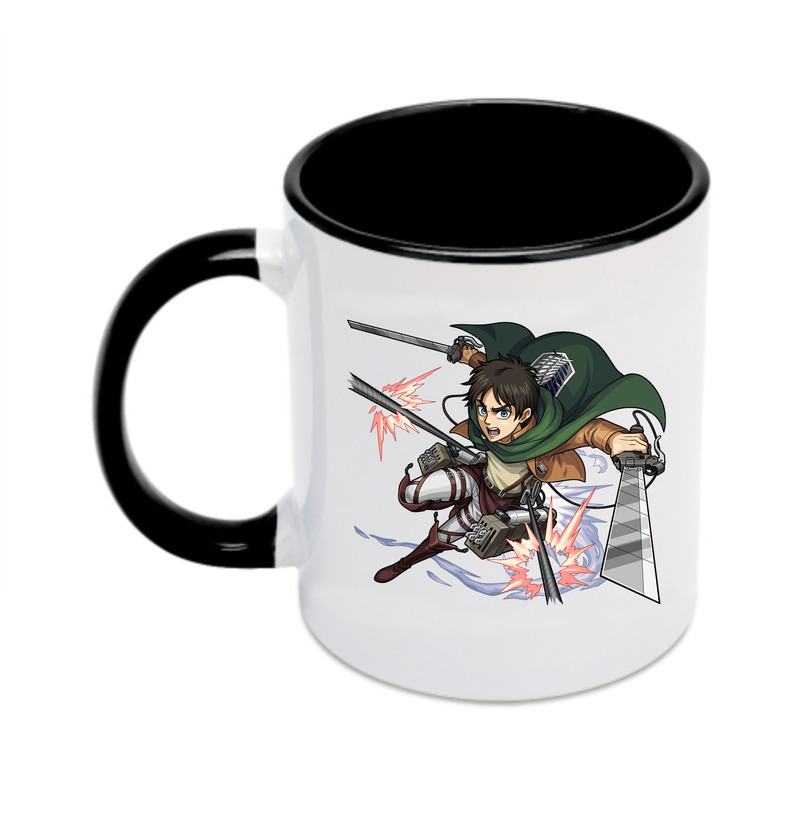（画像用） 進撃の巨人 エレン･イェーガー Attack on Titan Eren Jäger カラーマグカップ