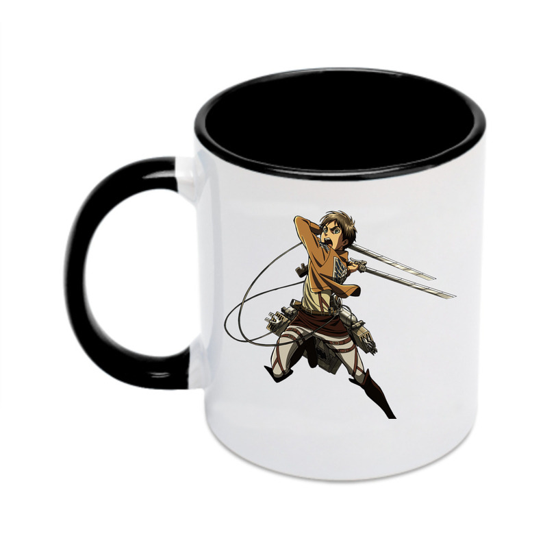 （画像用） 進撃の巨人 エレン･イェーガー Attack on Titan Eren Jäger カラーマグカップ