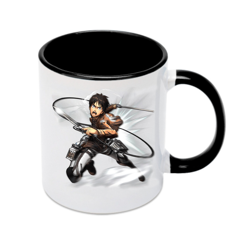 （画像用） 進撃の巨人 エレン･イェーガー Attack on Titan Eren Jäger カラーマグカップ