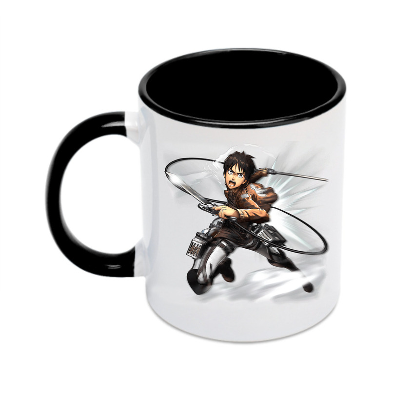 （画像用） 進撃の巨人 エレン･イェーガー Attack on Titan Eren Jäger カラーマグカップ