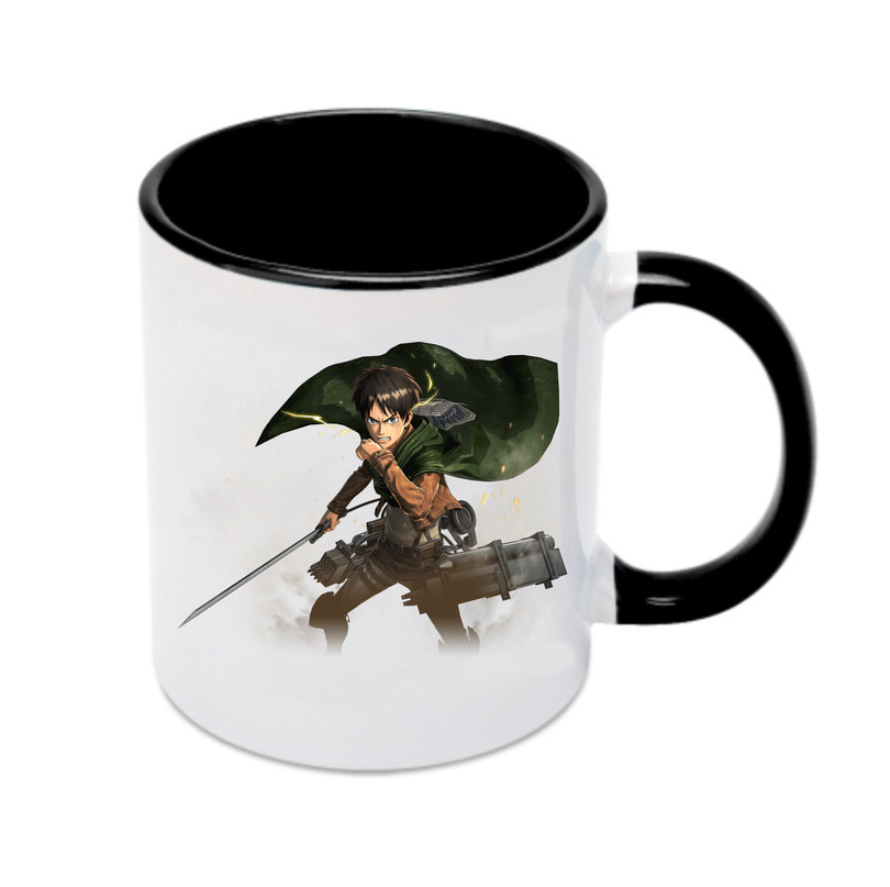 （画像用） 進撃の巨人 エレン･イェーガー Attack on Titan Eren Jäger カラーマグカップ