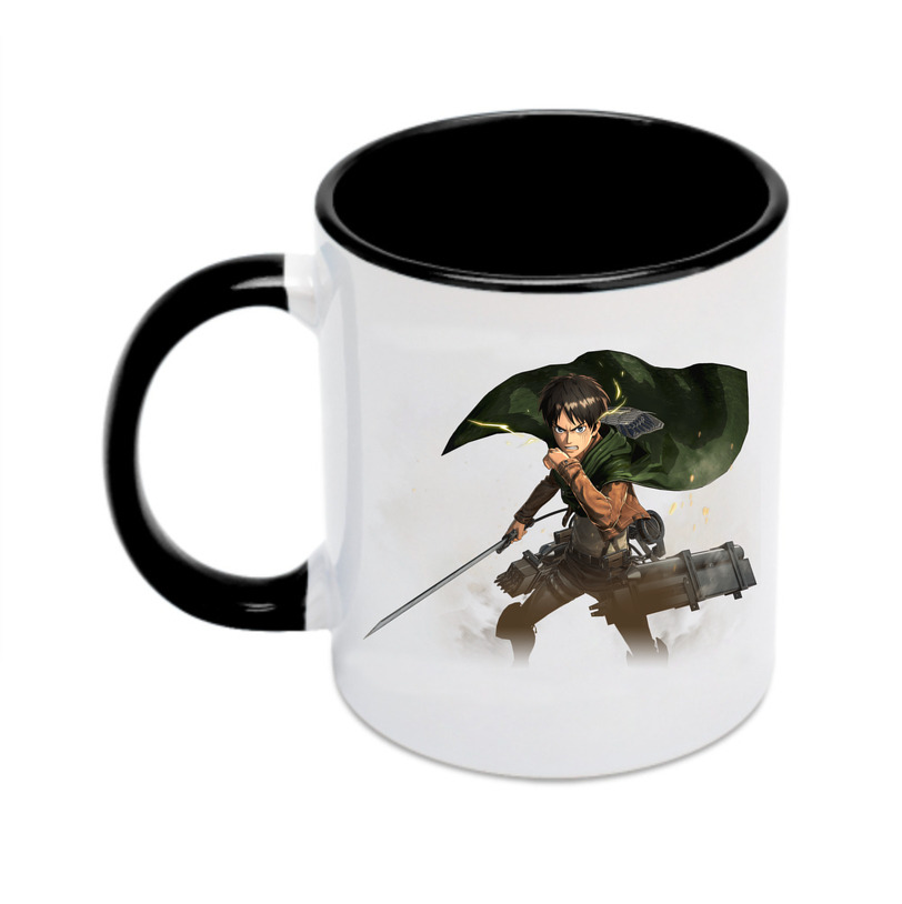 （画像用） 進撃の巨人 エレン･イェーガー Attack on Titan Eren Jäger カラーマグカップ