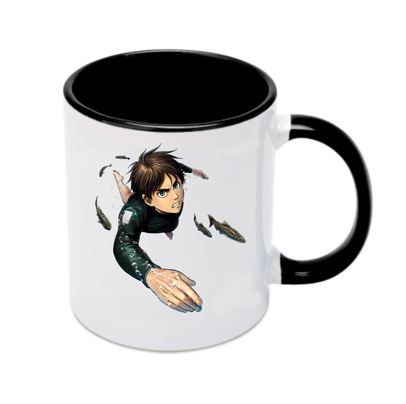 （画像用） 進撃の巨人 エレン･イェーガー Attack on Titan Eren Jäger カラーマグカップ