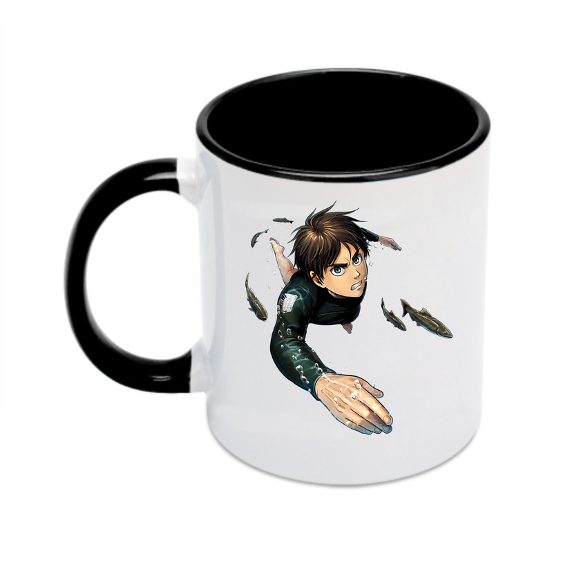 （画像用） 進撃の巨人 エレン･イェーガー Attack on Titan Eren Jäger カラーマグカップ