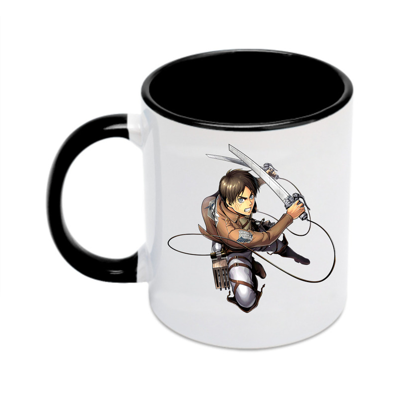 （画像用） 進撃の巨人 エレン･イェーガー Attack on Titan Eren Jäger カラーマグカップ