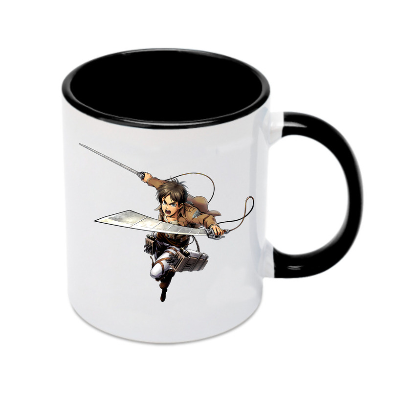 （画像用） 進撃の巨人 エレン･イェーガー Attack on Titan Eren Jäger カラーマグカップ