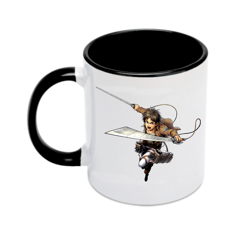 （画像用） 進撃の巨人 エレン･イェーガー Attack on Titan Eren Jäger カラーマグカップ