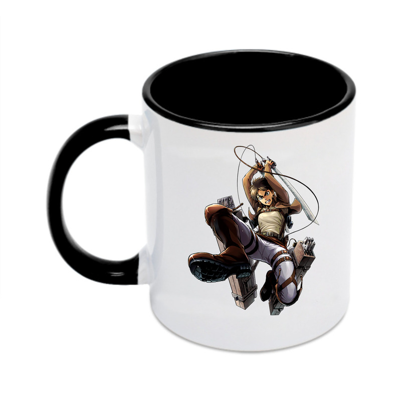 （画像用） 進撃の巨人 エレン･イェーガー Attack on Titan Eren Jäger カラーマグカップ