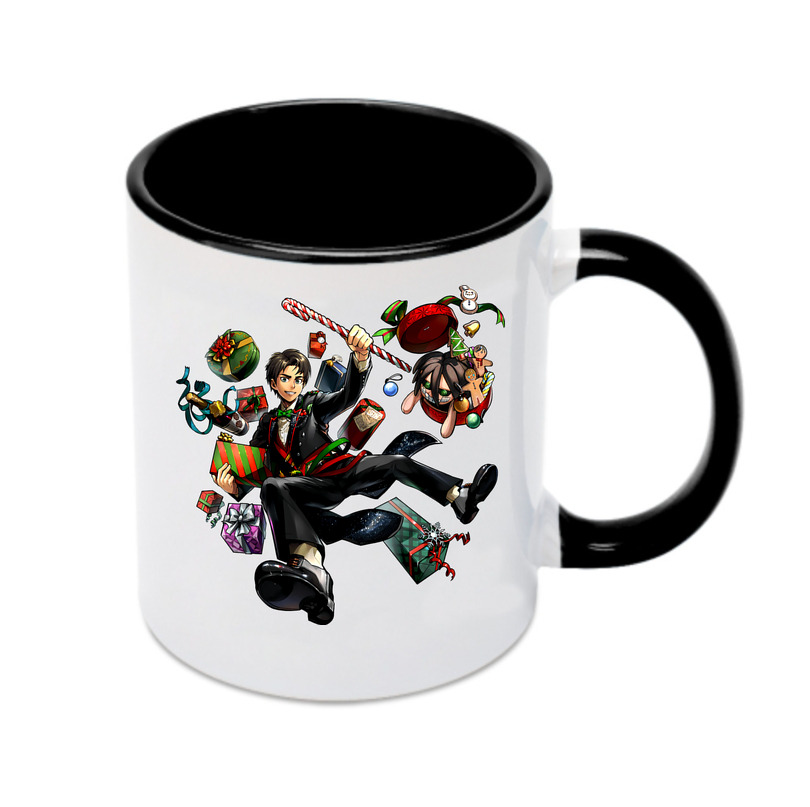 （画像用） 進撃の巨人 エレン･イェーガー Attack on Titan Eren Jäger カラーマグカップ