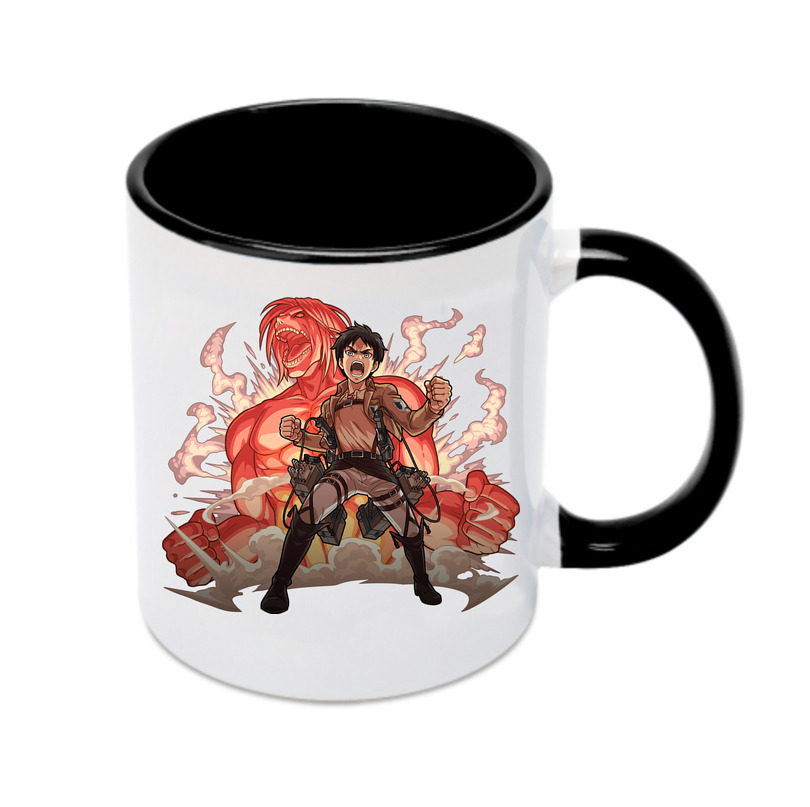 （画像用） 進撃の巨人 エレン･イェーガー Attack on Titan Eren Jäger カラーマグカップ