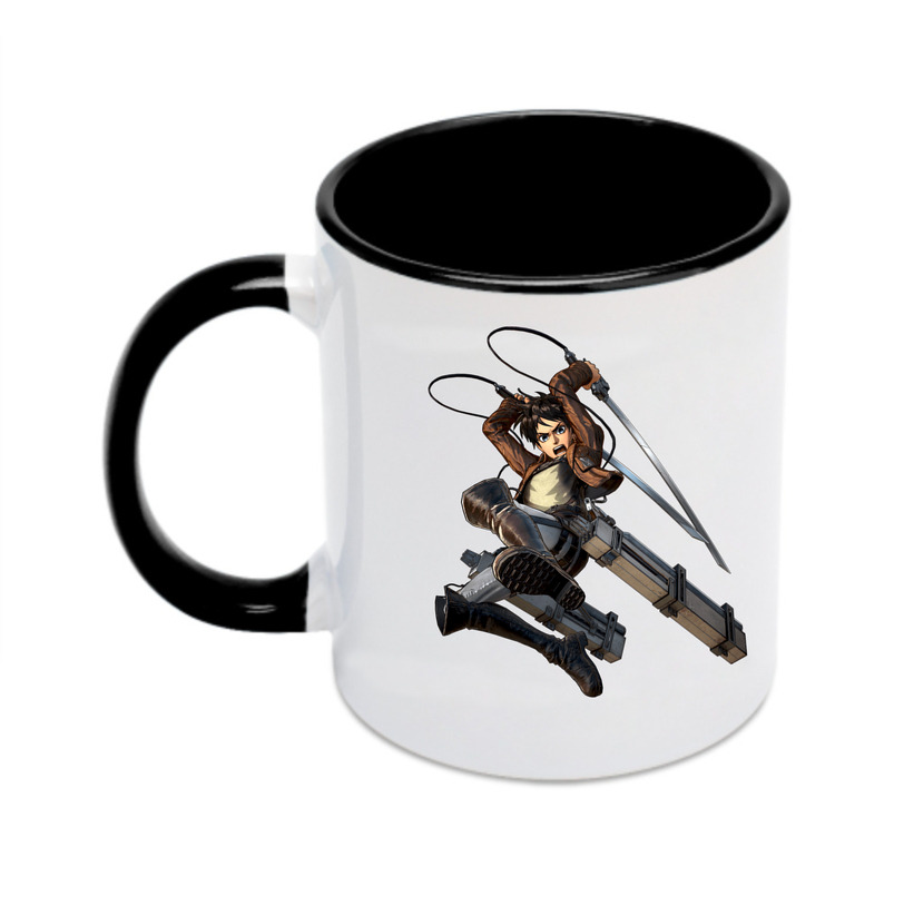（画像用） 進撃の巨人 エレン･イェーガー Attack on Titan Eren Jäger カラーマグカップ