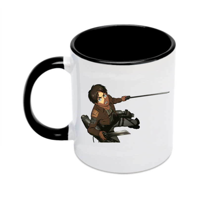 （画像用） 進撃の巨人 エレン･イェーガー Attack on Titan Eren Jäger カラーマグカップ