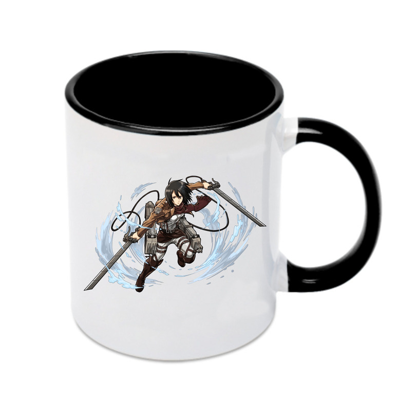 （画像用） 進撃の巨人 ミカサ·アッカーマン Attack on Titan Mikasa Ackerman カラーマグカップ