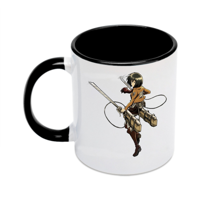 （画像用） 進撃の巨人 ミカサ·アッカーマン Attack on Titan Mikasa Ackerman カラーマグカップ