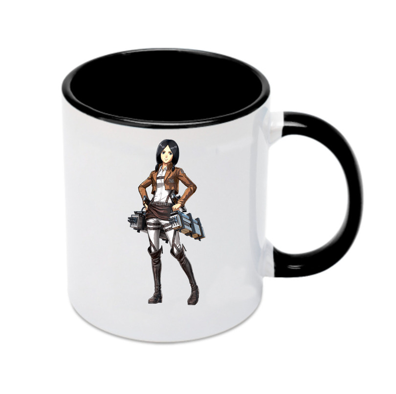 （画像用） 進撃の巨人 ミカサ·アッカーマン Attack on Titan Mikasa Ackerman カラーマグカップ